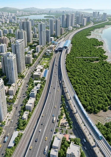 Vaibhav Laxmi Eklok Strategic Location Map in Vikhroli
