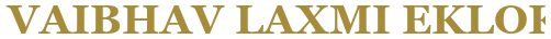 Vaibhav Laxmi Eklok Logo